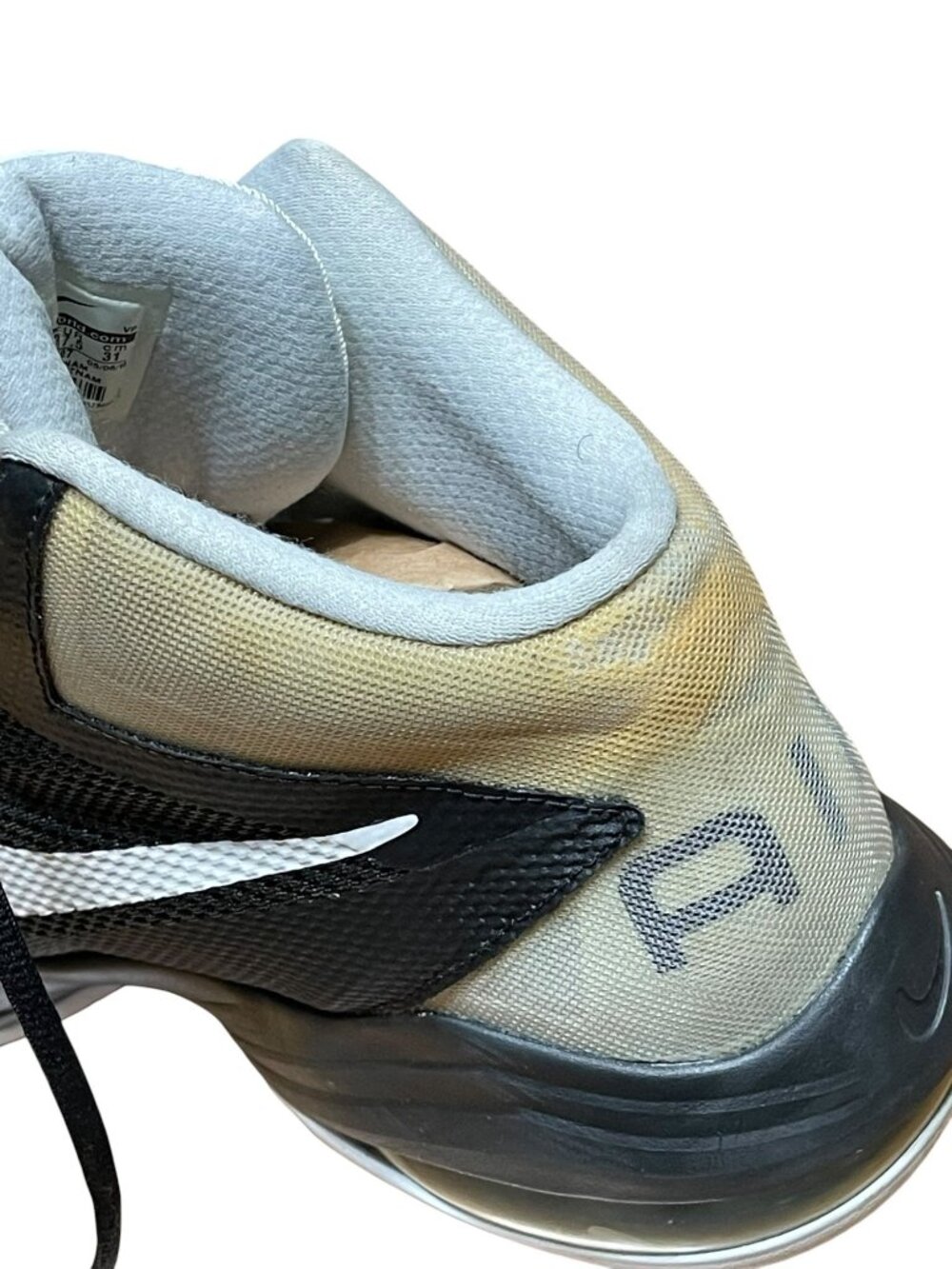 Nike Air Max Audacity Basketball Shoes Black & White Mens Size 13 Athletic Sneak - Picture 8 of 10